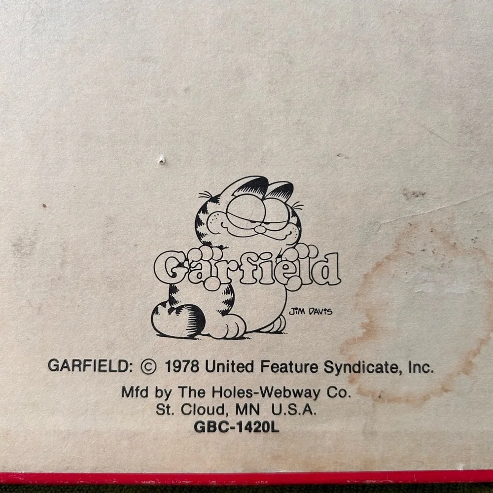 🎈SOLD Vintage 1978 Garfield Cork Bulletin Board. - Picture 5 of 5